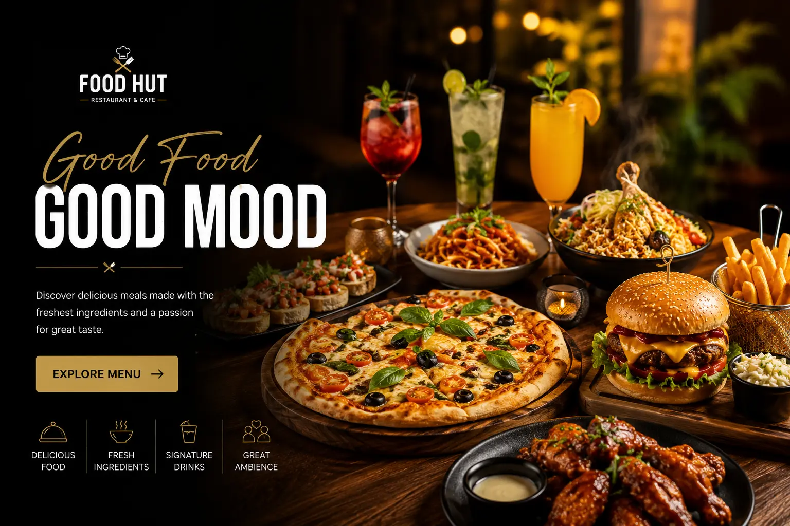 ood Hut Restaurant & Cafe, restaurant near Vadakara.